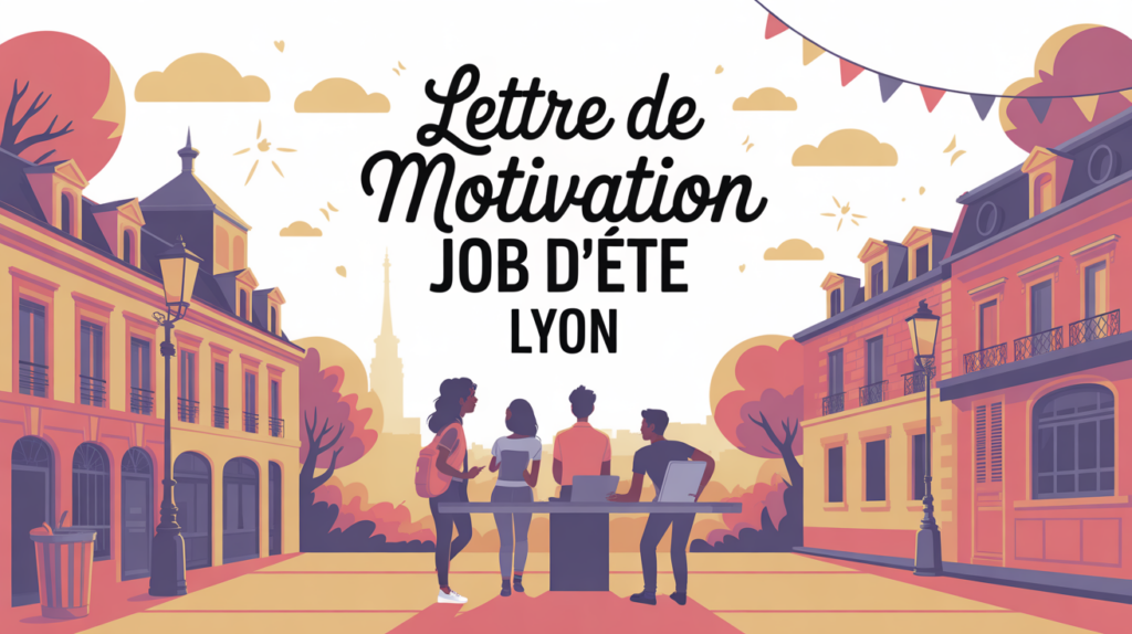 Lettre de motivation job d'été Lyon image jeunes ville été
