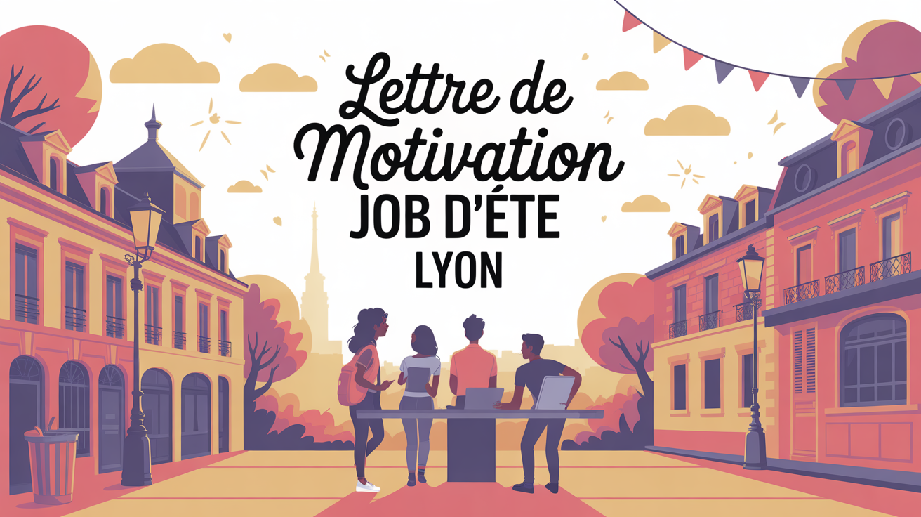 Lettre de motivation job d'été Lyon image jeunes ville été