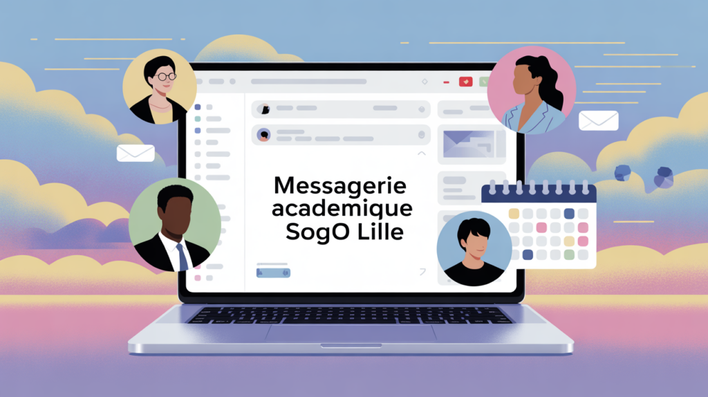 interface messagerie academique sogo lille ordinateur agenda