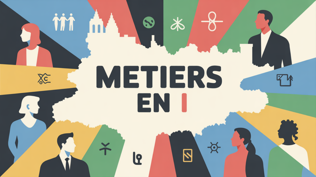 Carte Lyon metiers en I professionnels secteurs