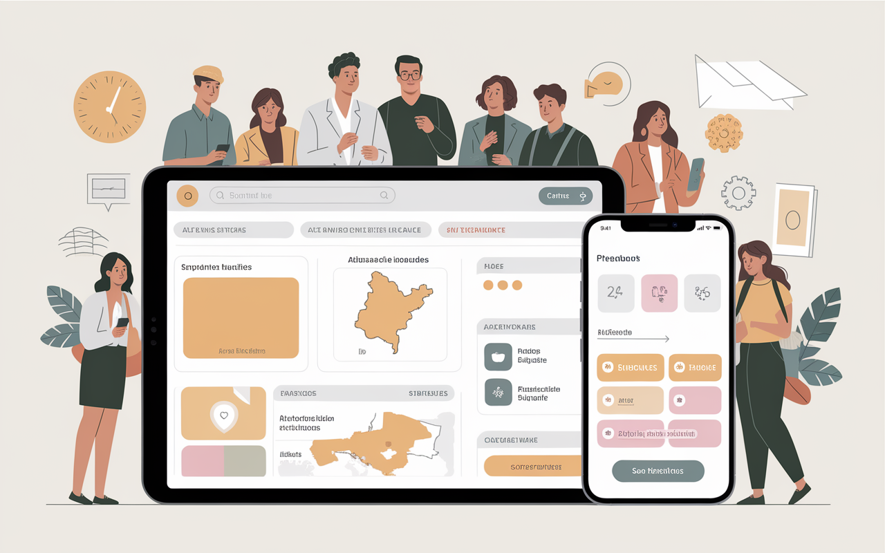 Interface NetYpareo Purple Campus planning notes sur tablette mobile Occitanie