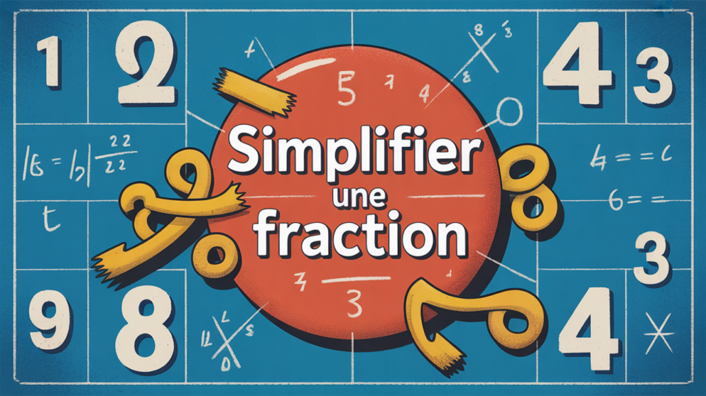 illustration simplifier fraction tableau methodes