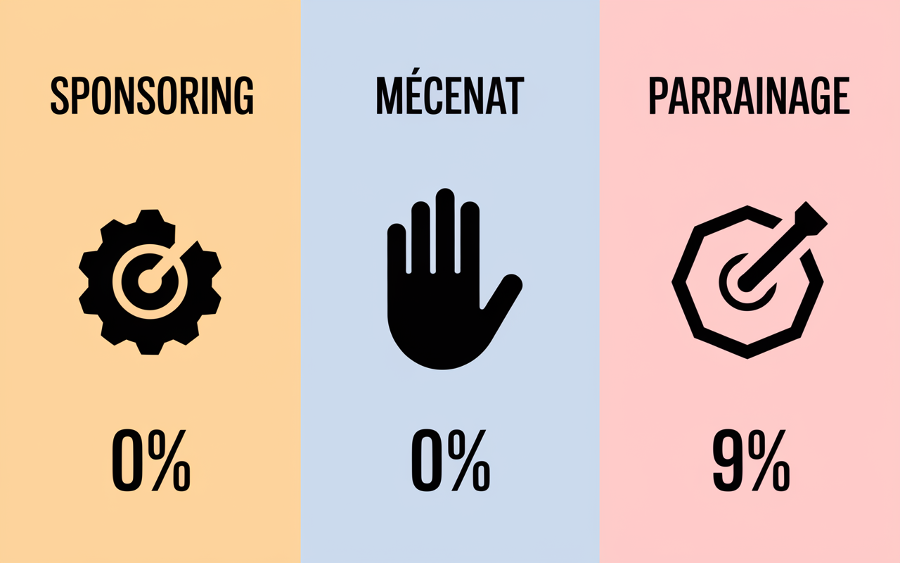 comparatif sponsoring mecenat parrainage lyon