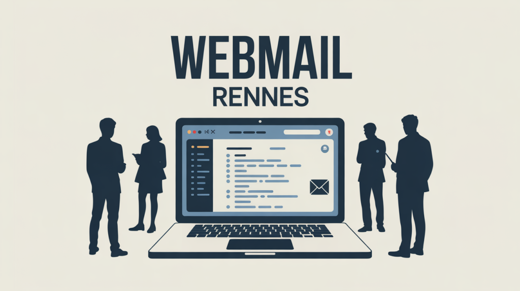 Webmail Rennes interface messagerie securisee ordinateur