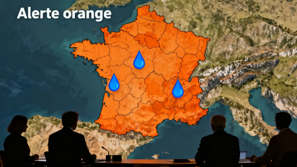 Carte sud Rhône alerte orange zones inondées pluies abondantes