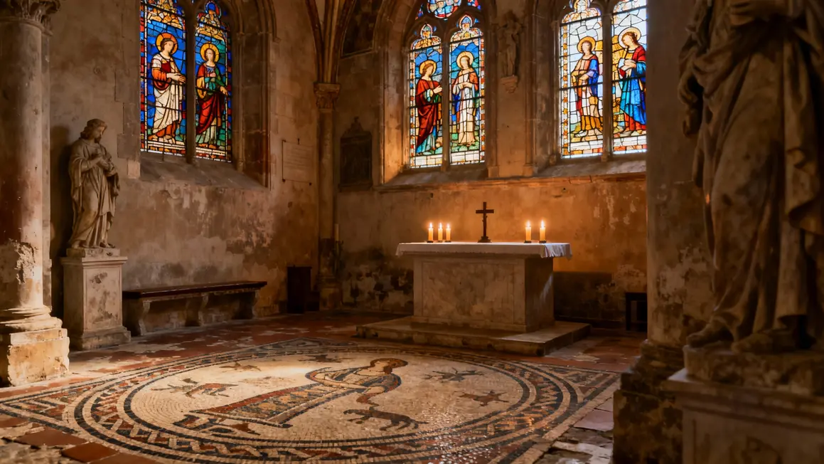 Chapelle crypte Sainte-Blandine basilique Ainay Lyon