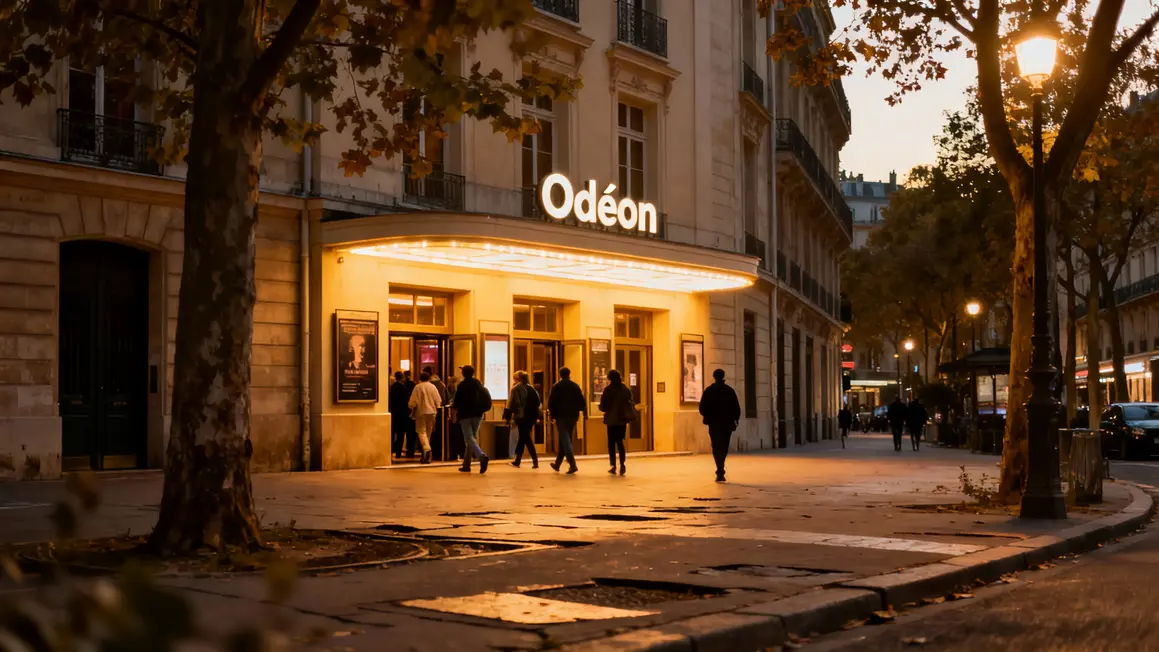 facade theatre comedie odeon lyon