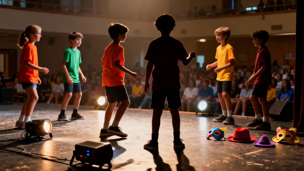 enfants sur scene stage theatre lyon vacances