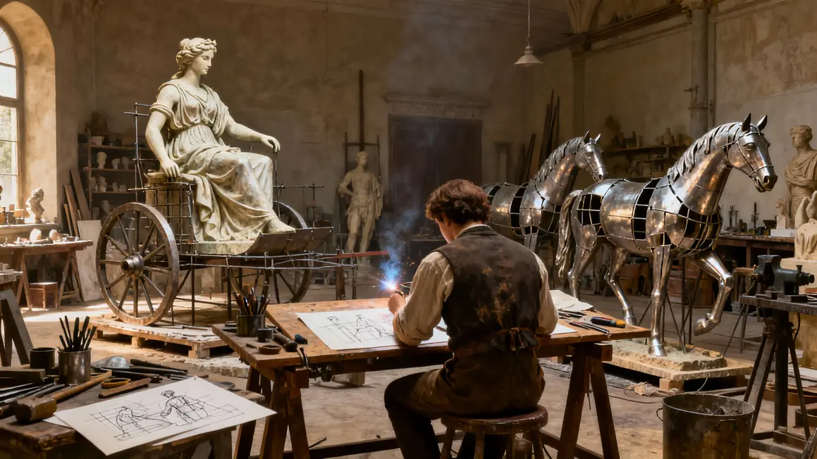 ateliers sculpture Lyon fontaine Bartholdi XIXe