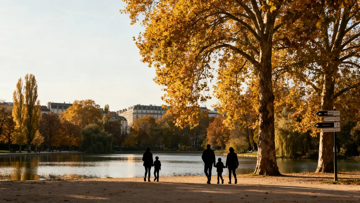 Familles Parc Tête d'Or automne Lyon Toussaint 2025
