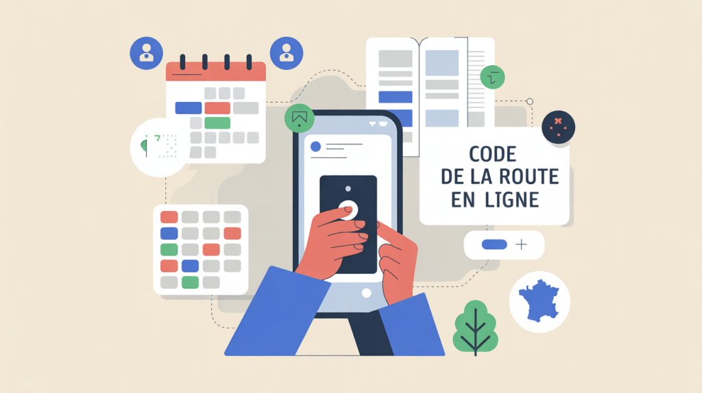 Code Ornikar en ligne sur smartphone avec pictogrammes