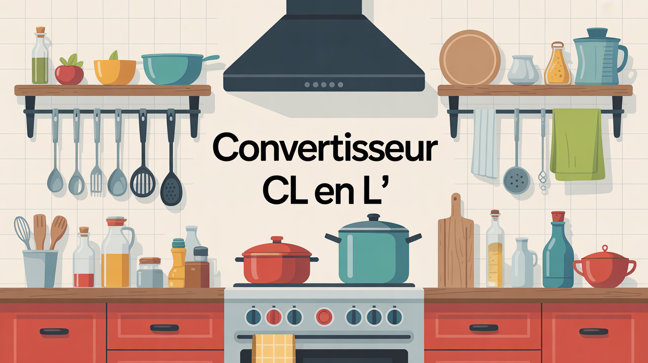 illustration convertisseur cl en l cuisine