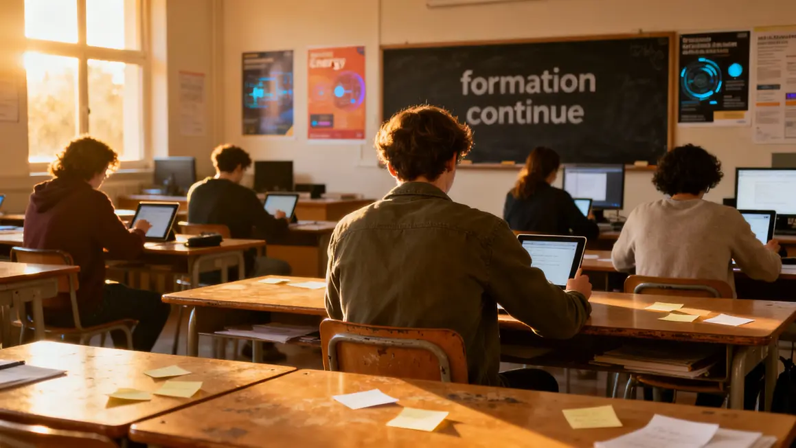 Salle classe formation continue Lyon numerique energie