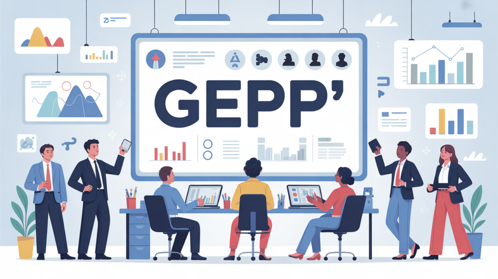 gepp equipe diverse autour tableau