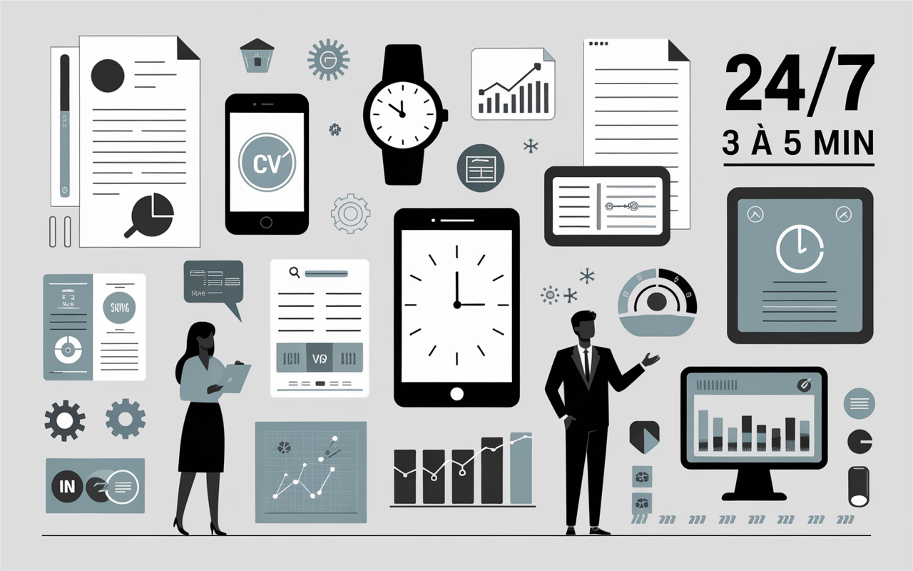 Modules RH HR4You Auchan, tableau de bord tout-en-un