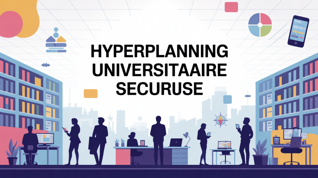 hyperplanning le havre illustration campus étudiants digital