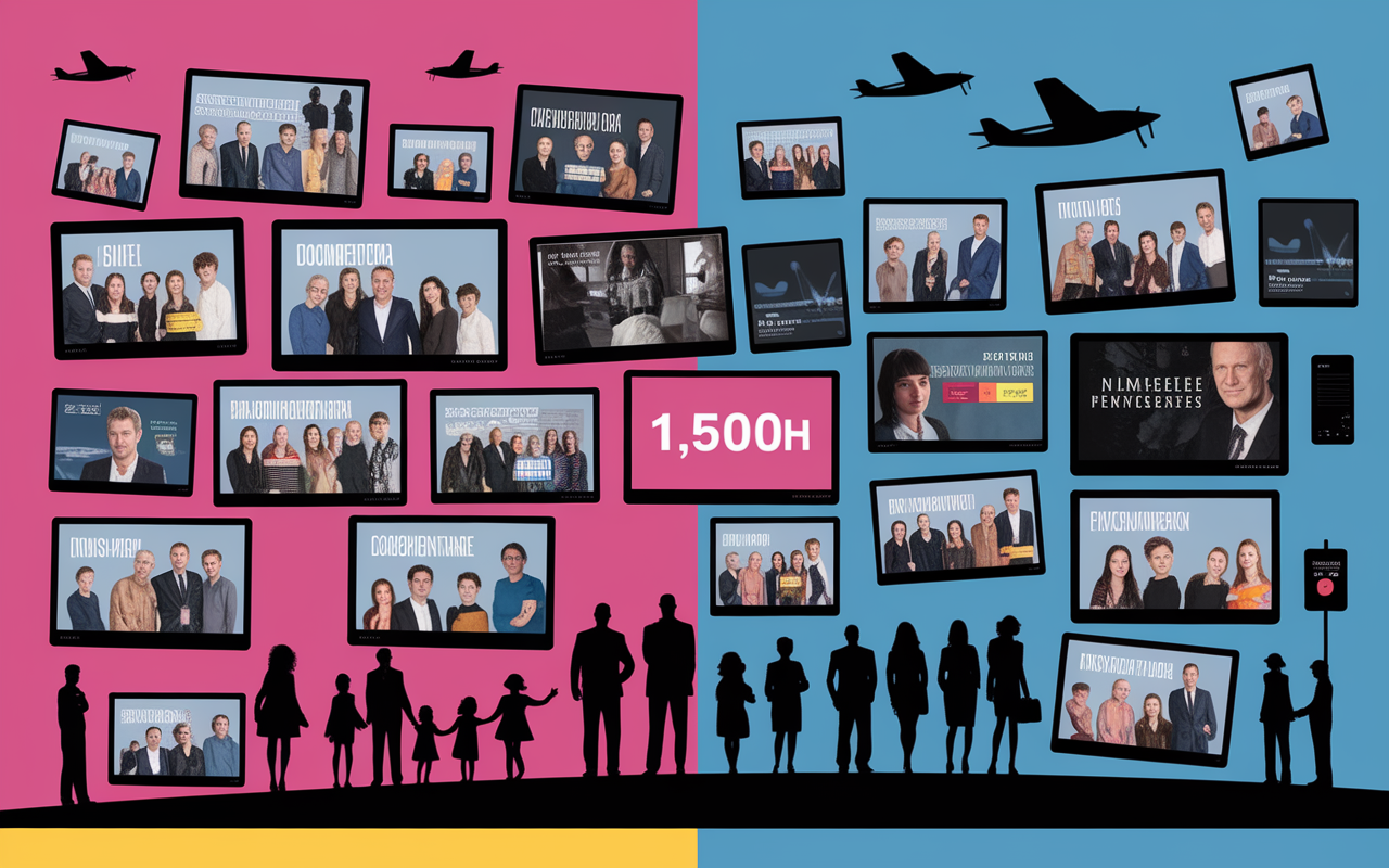 Ecrans divertissement intralignes Air France 1500h programmes