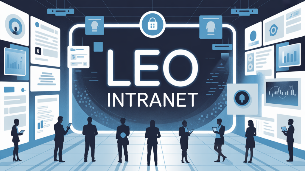 leo intranet portail numerique moderne