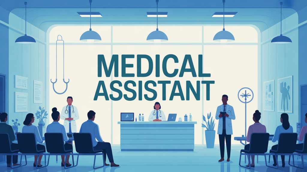 Vue generale cabinet medical modern medical assistant job description