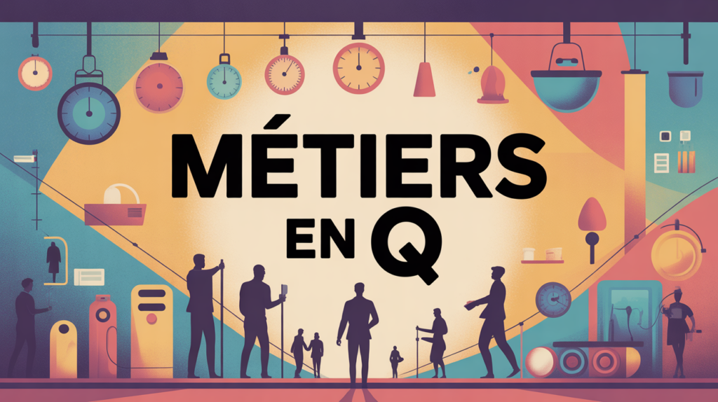 illustration de metier en q parcours professionnel