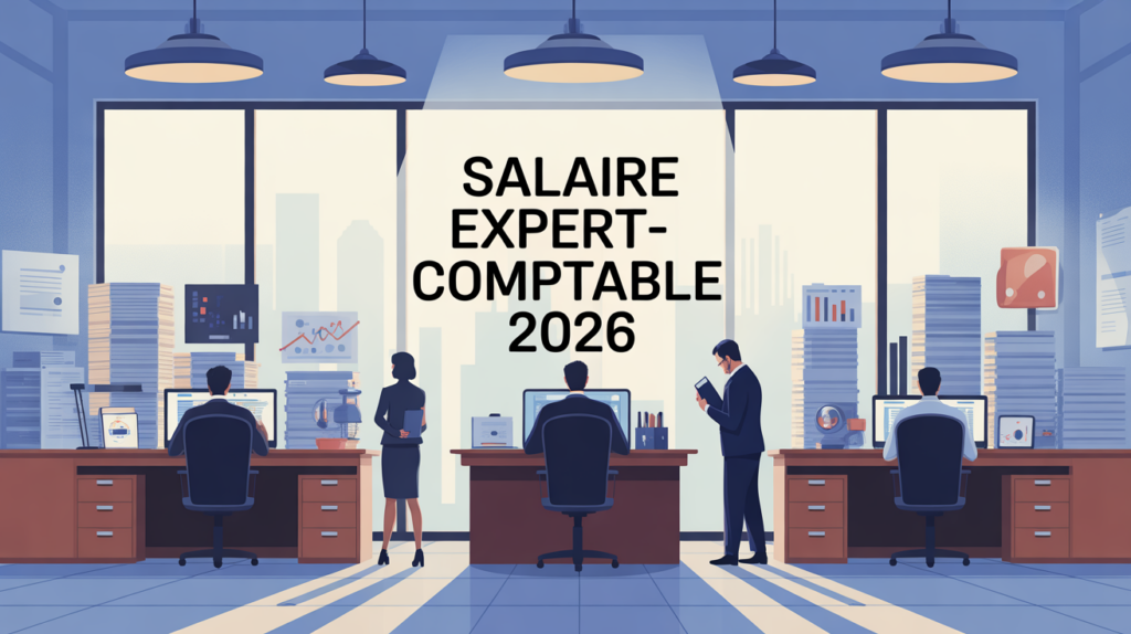 illustration moderne salaire expert comptable 2026