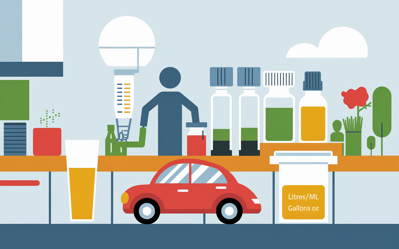 tableau de conversion litre en contexte pratique