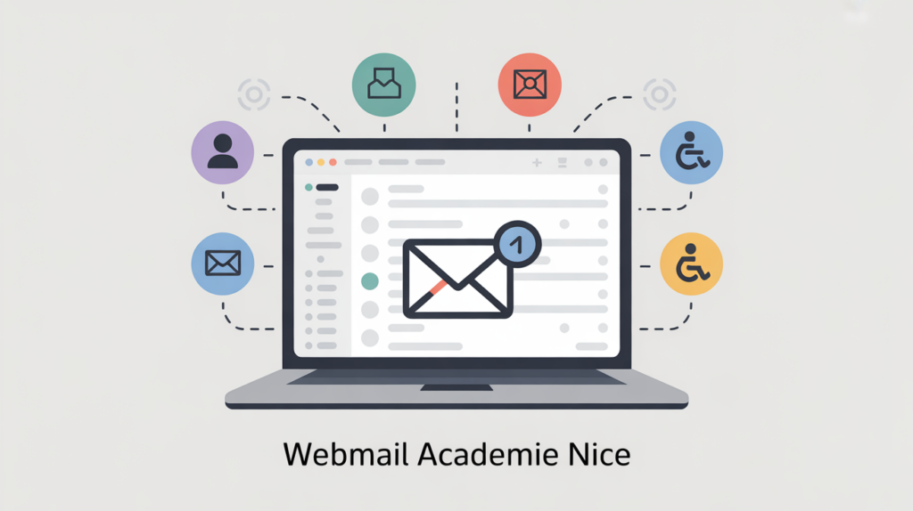 Illustration webmail ac nice interface collaboration