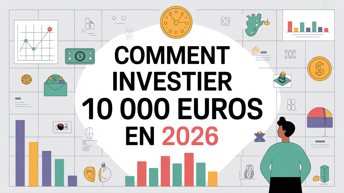 comment investir 10000 euros illustration tableau financier