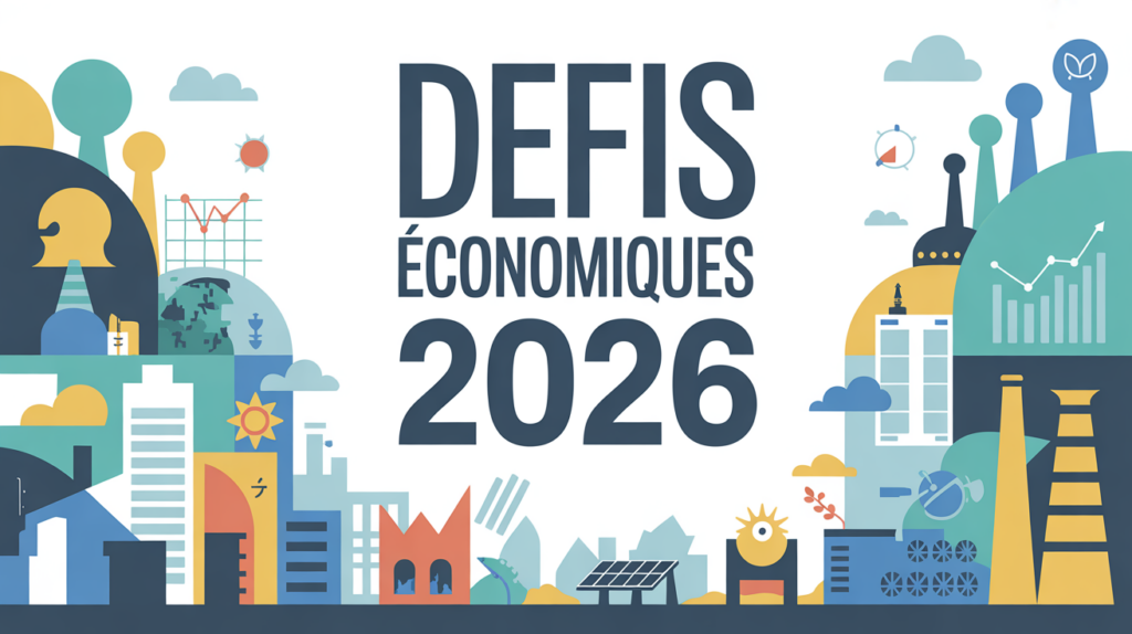 defi economie illustration scene francaise 2026