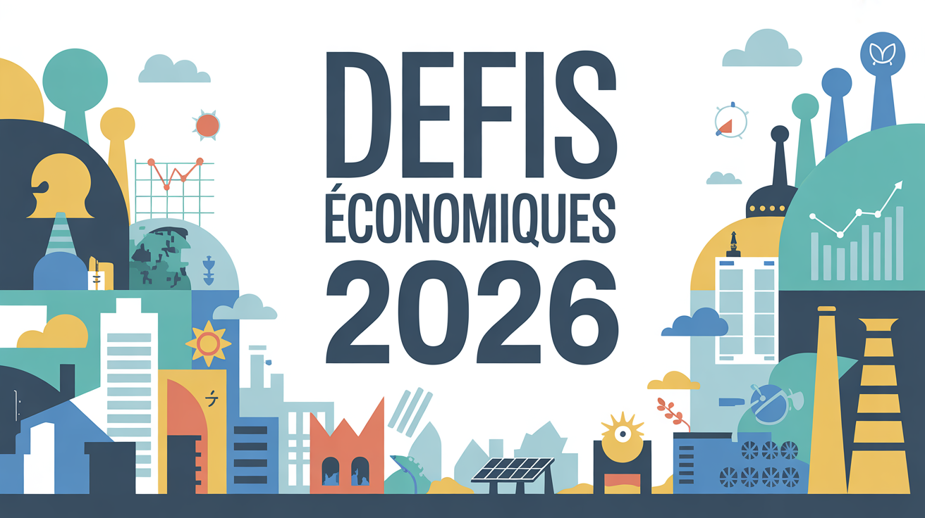 defi economie illustration scene francaise 2026