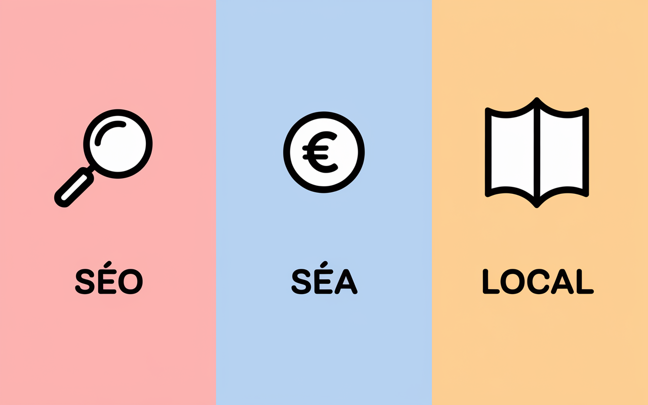 tableau prix référencement google seo sea local