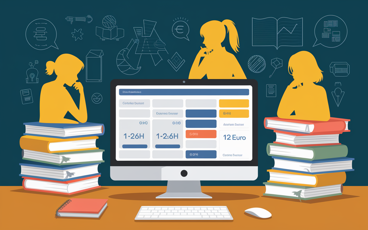 illustration sélection formation en php étudiants