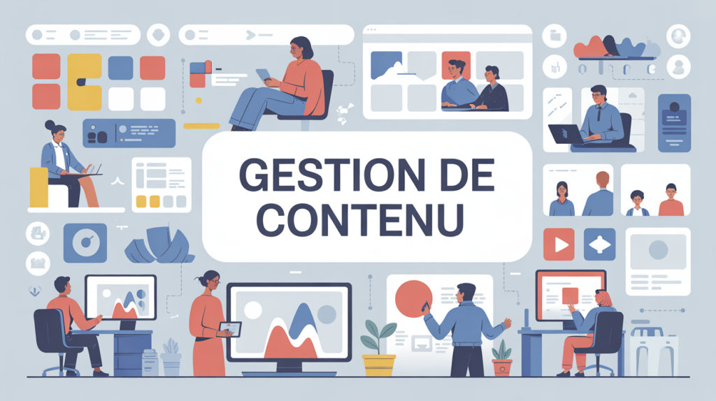 gestion de contenu équipe espace numérique
