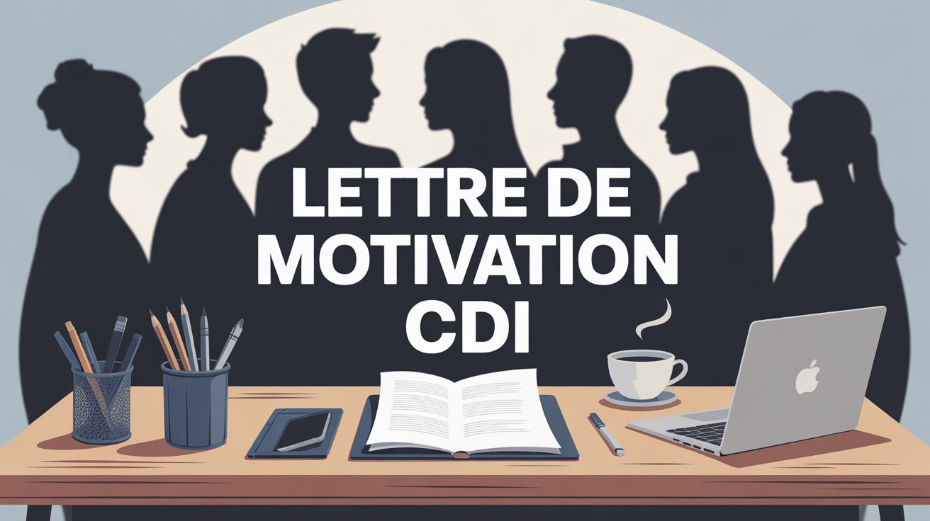 lettre de motivation cdi sur bureau moderne