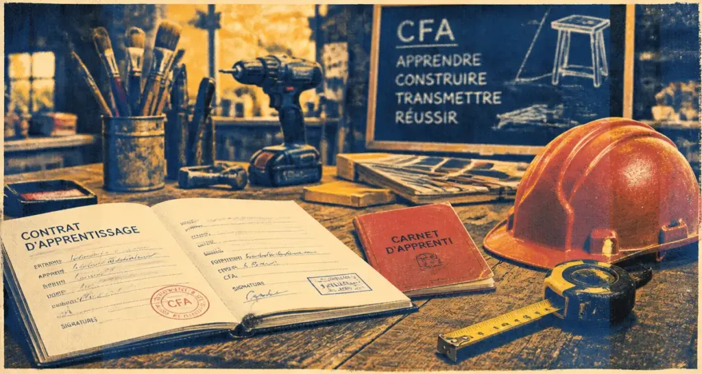 Metier apprentissage : contrat CAP prêt à signer