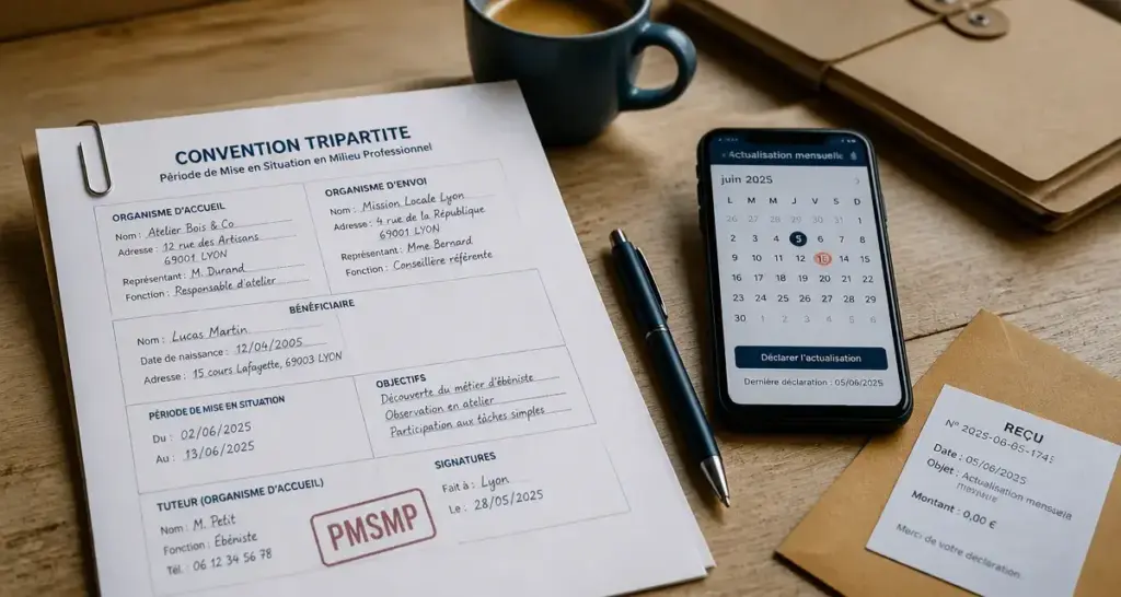 Stage immersion pole emploi remuneration : convention PMSMP, revenus et droits France Travail