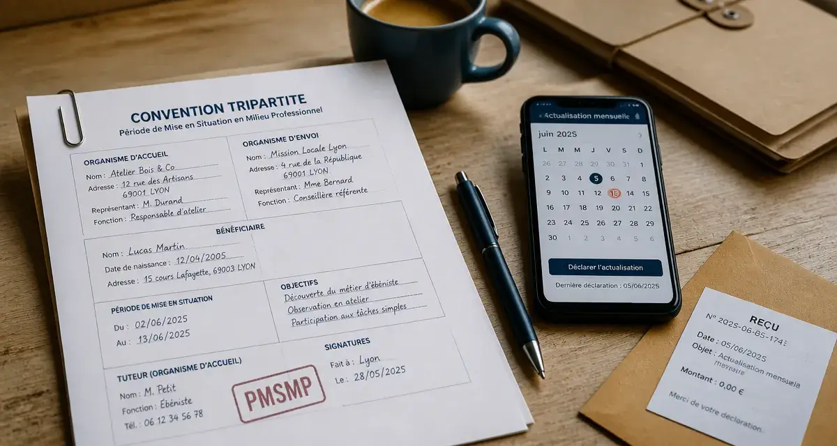 Stage immersion pole emploi remuneration : convention PMSMP, revenus et droits France Travail