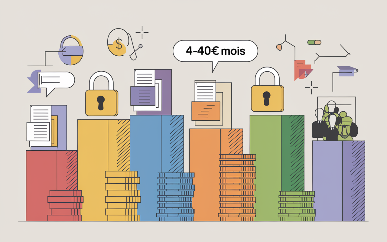 Comparatif rapide logiciels GED en tableau