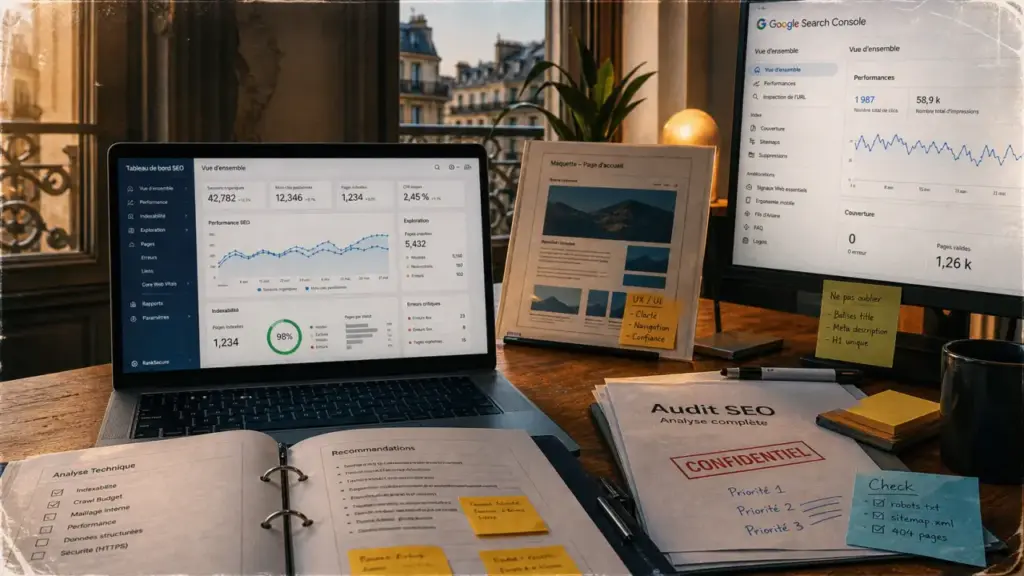Expert seo : audit SEO technique, contenu et liens en action