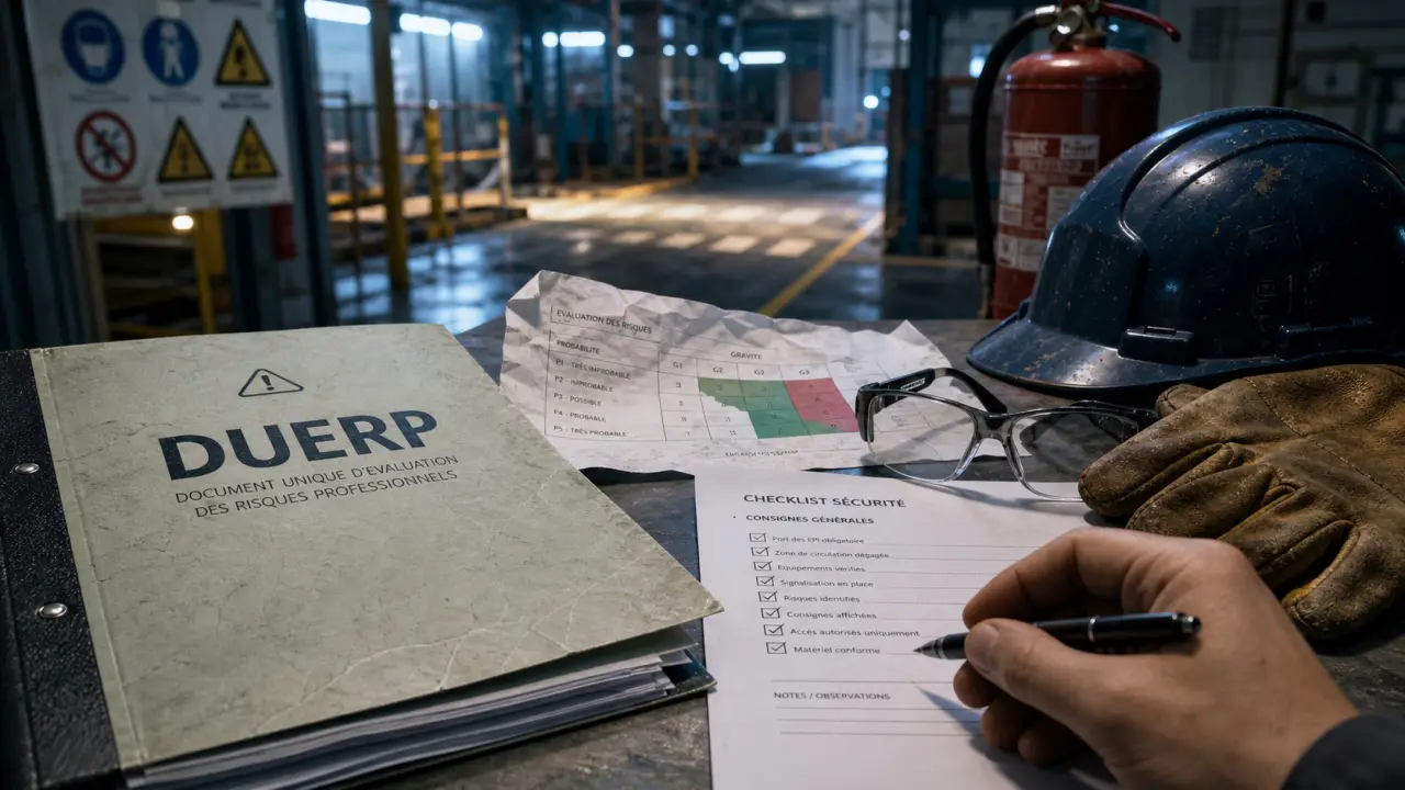 Formation sécurité au travail : DUERP, EPI et check-list sécurité