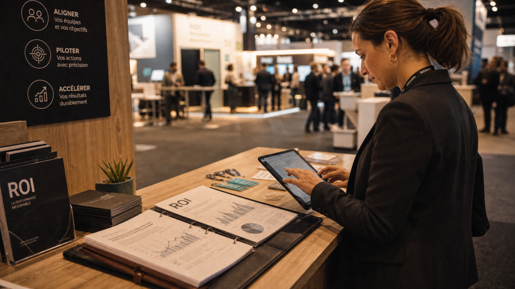 Participation salon professionnel : préparation rigoureuse pour +30 % ROI