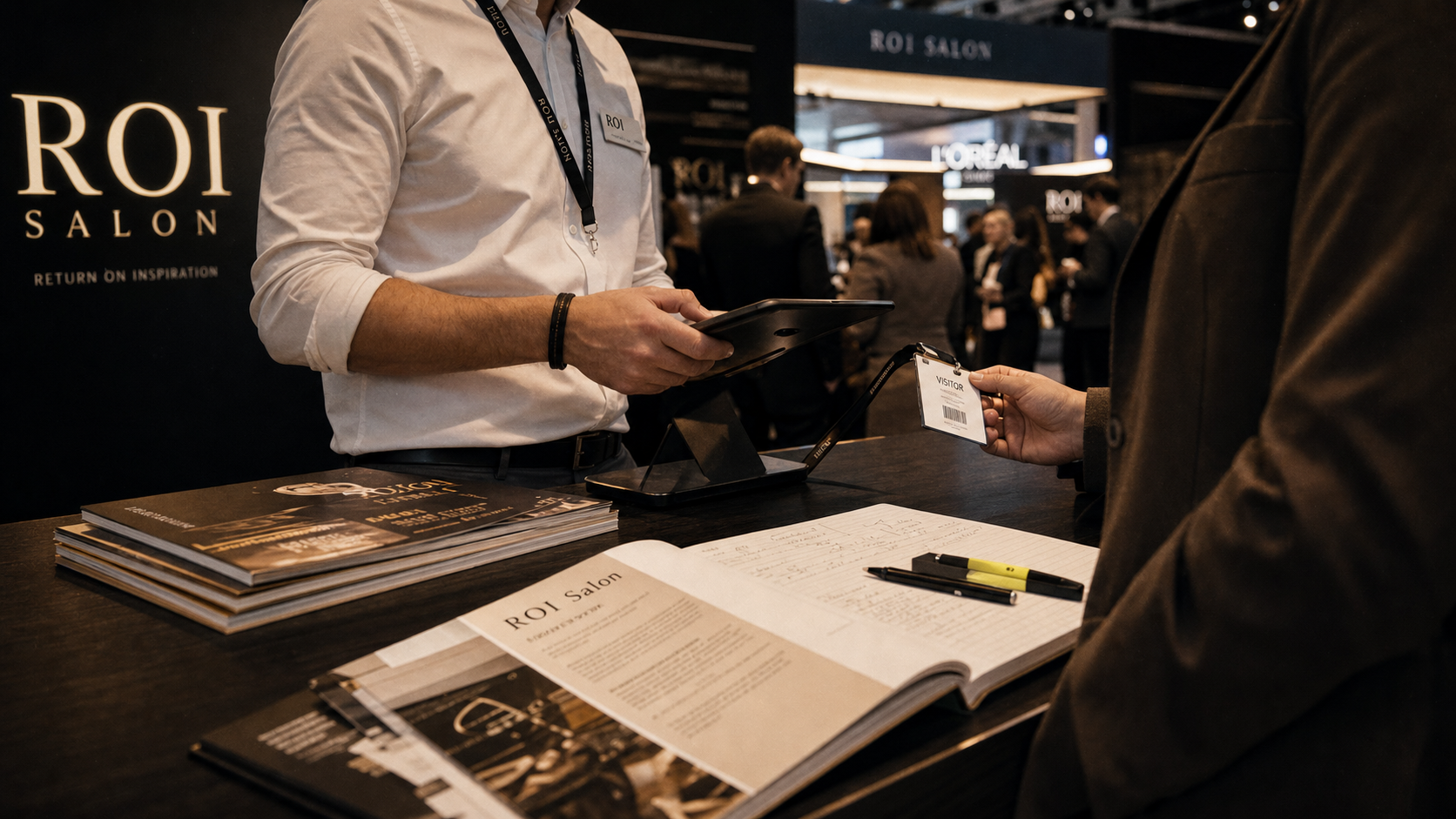 Participation salon professionnel : préparation rigoureuse pour +30 % ROI