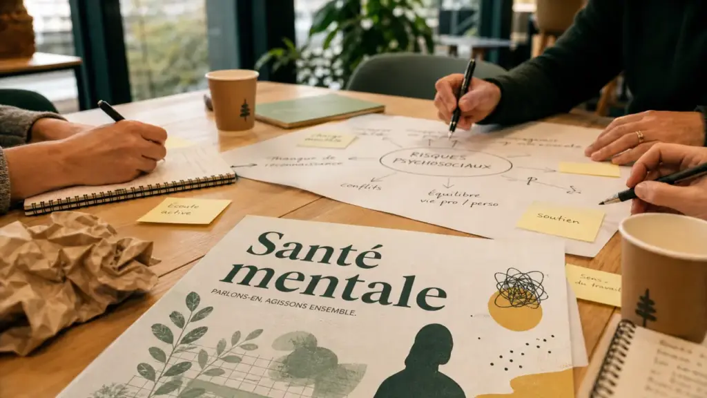 atelier santé mentale entreprise lyon en réunion, prévention et sensibilisation
