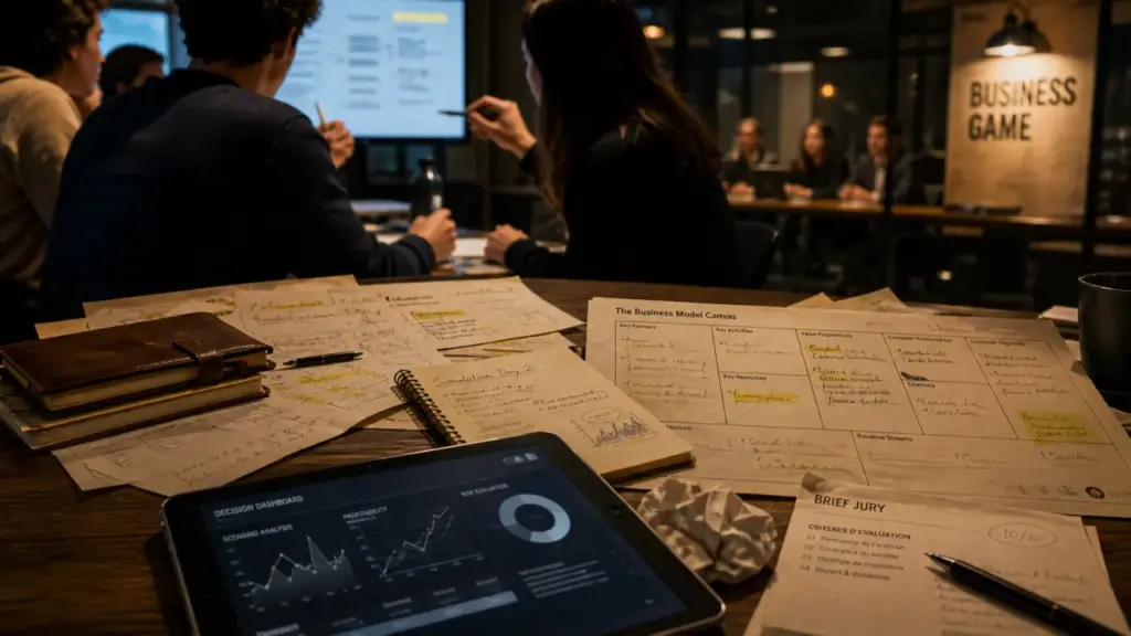 Business game IAE Lyon : 12 équipes, 36 heures, finale devant jury