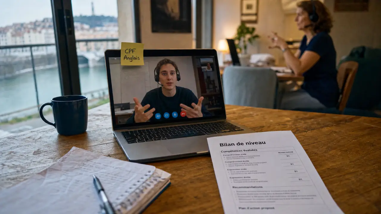 Cours anglais à Lyon : visio sur ordinateur