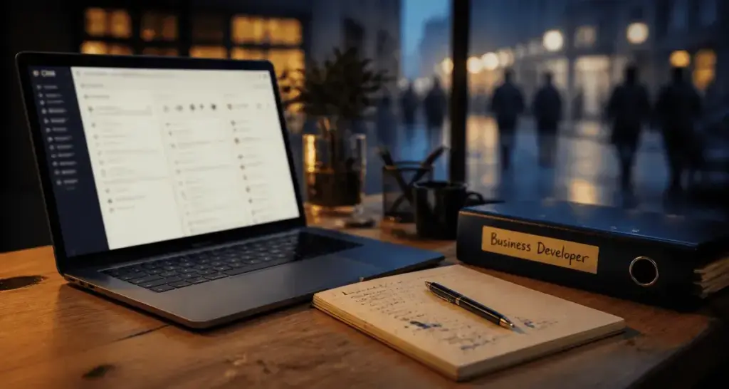 Formation business developper lyon : bureau Business Developer, CRM et rendez-vous à Lyon
