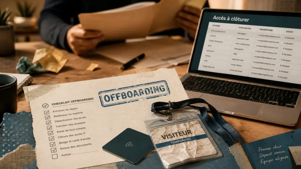 Offboarding définition RH : checklist et accès à clôturer pour une sortie sécurisée