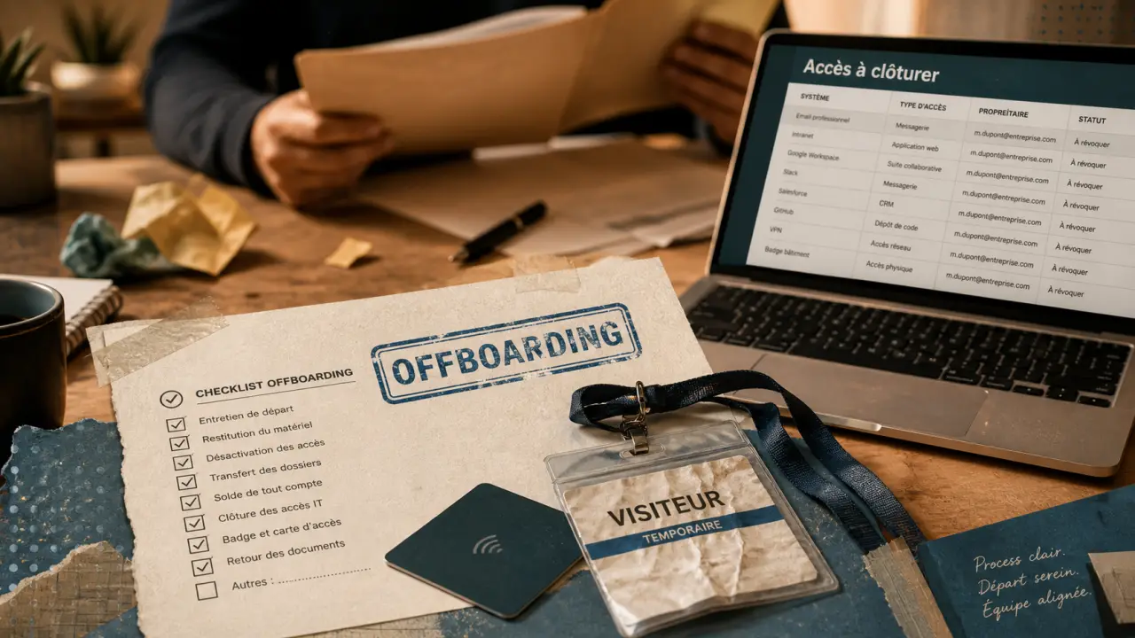 Offboarding définition RH : checklist et accès à clôturer pour une sortie sécurisée