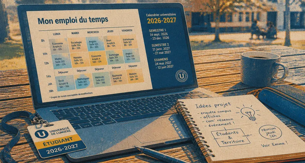 Emploi du temps lyon 2 : caché dans l’intranet APPLIS (impression Riso)