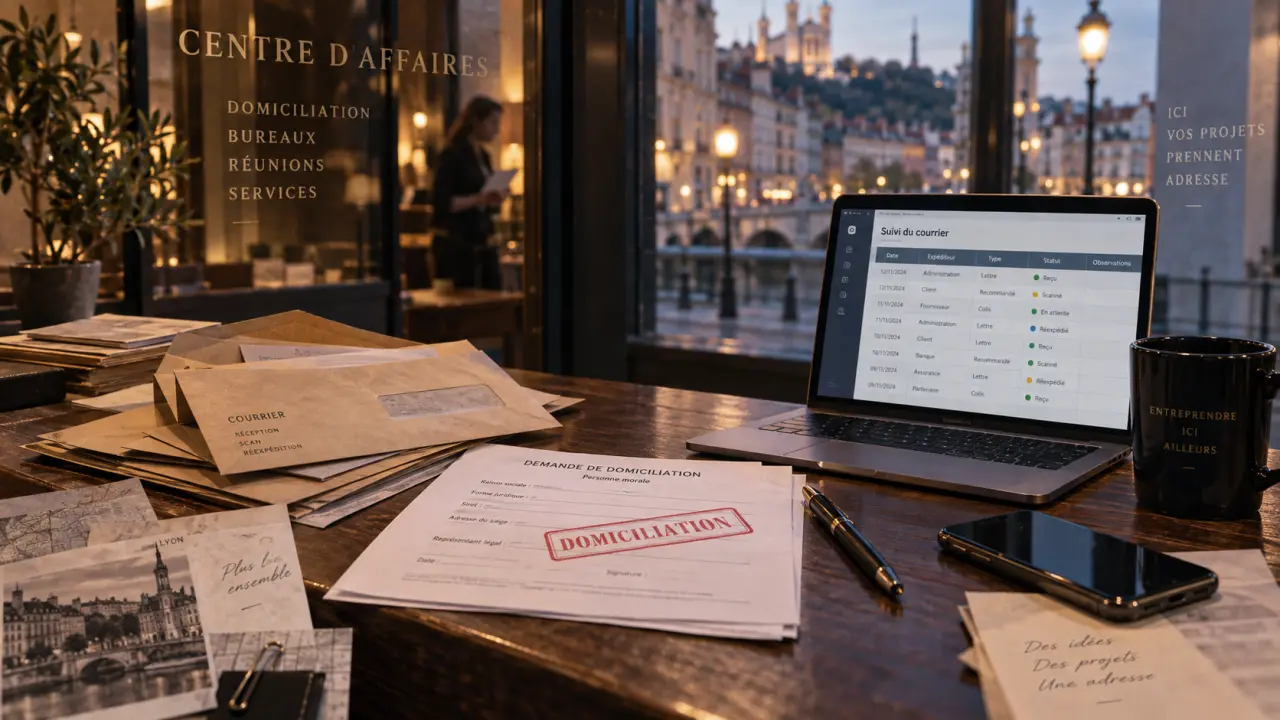 Location adresse entreprise lyon : courrier et services en centre d’affaires